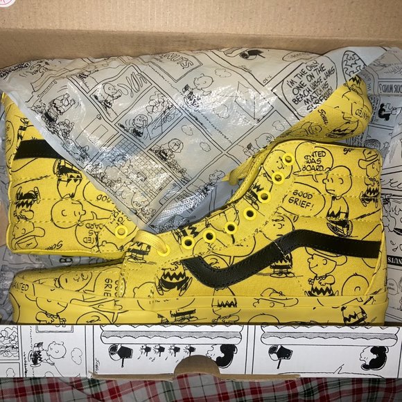 Vans Sk8-Hi Peanuts Charlie Brown - Picture 1 of 10